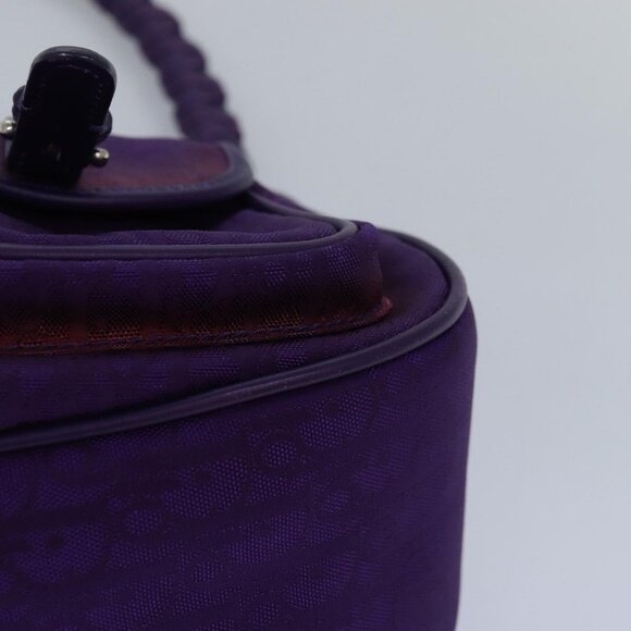 Christian Dior Purple Trotter Canvas Shoulder Bag - Picture 8 of 16